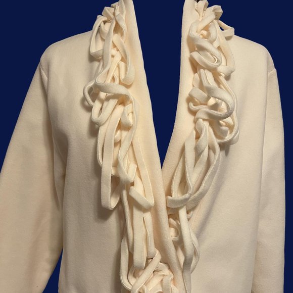 Linda Lundstrom Cute Cream Blazer! Small - Picture 2 of 6